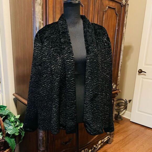 Silverado Black Open Jacket - Picture 4 of 12